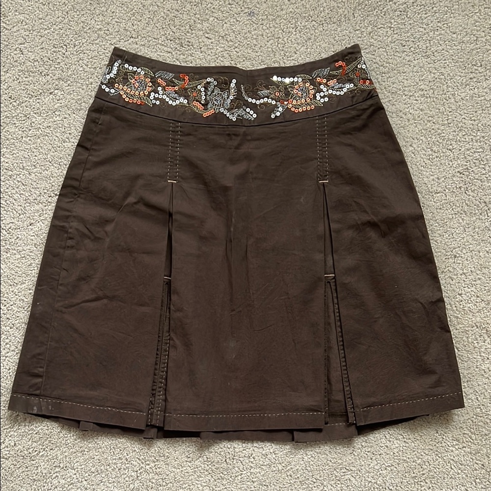 Bebe Embroidered Skirt